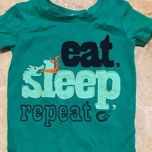 Carter's Teal Reptile Pet Shirt